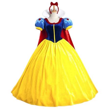 Disney Princess Classic Snövit Halloween-pyntklänning för kvinnor L