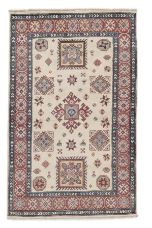 Medallion Piccolo Kazak Fine Tappeto 96X152 Lana