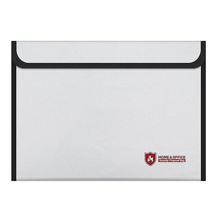 Sikkerhedsfilpose, brandsikker opbevaringspose til dokumenter, vandtæt filpose