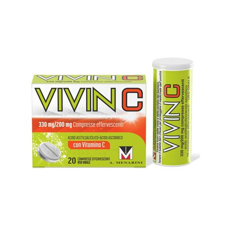 Vivin C 20 compresse effervescenti 330 mg + 200 mg