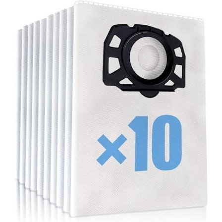 10 Kärcher Pölynimuripussia WD4 WD5 WD6, Pussit Kärcher Pölynimureille MV4 MV5 MV6, Kärcher Premium Pölynimuripussit 2.863-006.0[t271]