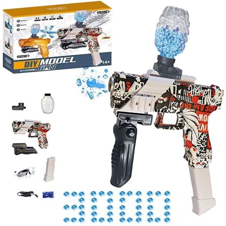 Automatisk Elektrisk Gel Ball Blaster Splatter Ball Legetøj Udendørs Aktivitet Gave til Børn Drenge Piger