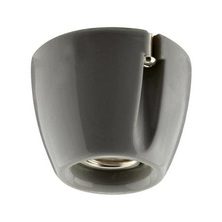 Ifö Electric 52702-000-12 Lamphållare rak, E27, 100W Grå, Belysning