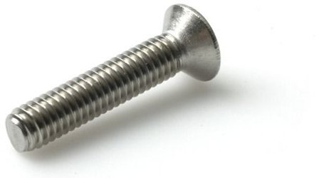 Schäfer & Peters 14581434 Sekskantskrue M3 MFT A4, ISO 14581 (DIN 965A) M3 x 4 mm, 500-pakk, Innfesting