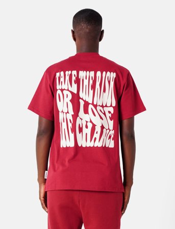 SIXTH JUNE Take The Risk Back Printed Tee - Red - M