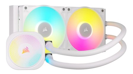 Corsair iCUE LINK TITAN 240 RX RGB White AIO, 240mm Radiator, Liquid CPU Cooler