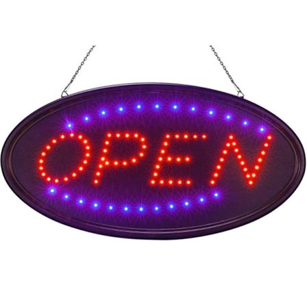 LED Åpen Skilt, Super Lyse Kommersielle Elektriske Lysskilt