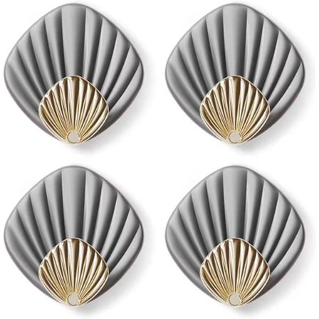 Selvklæbende kroge, ingen perforering, stærk pasta, 4 viskose kroge