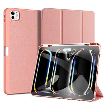 DUX DUCIS Domo iPad Pro 13 (2024) fodral Tri-Fold - Rosa
