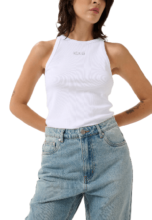 Gestuz GZdrew Tank top Överdelar Dam Vit S