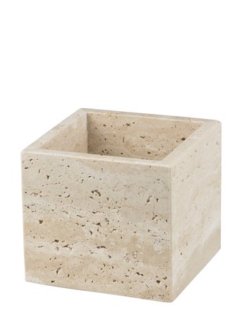 Mette Ditmer Travertine Cube - Beige - ONE SIZE