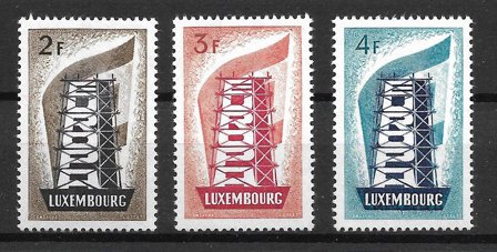Luxembourg 1956 - AFA 551-553 - Postfrisk