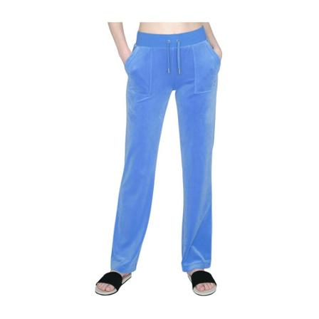 Juicy Couture, Classic Velour Del Ray Sweatpants Blauw, Dames, Maat:L