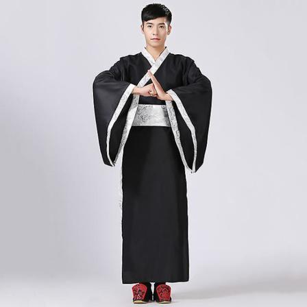 Hanfu-festivaldräkter För Män Black Xxl