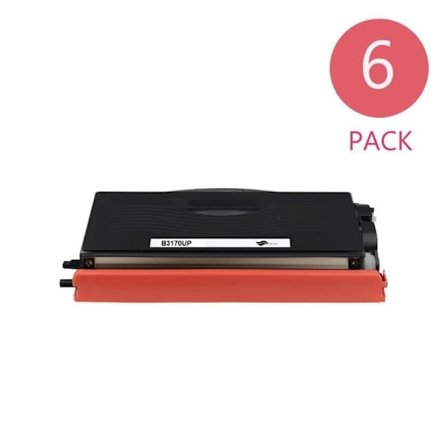 6 x High Yield 7 000 sidor tonerkassett kompatibel med Brother TN-3280 TN-3170 TN-7600 TN-3060 HL-1650 laserskrivare