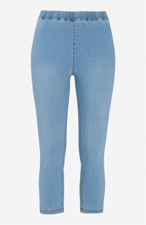 Cellbes of Sweden - Caprileggings i denim Olga i lys denim for damer i størrelse 34/36
