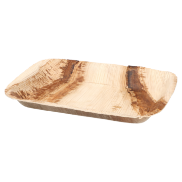 Tallerken Palmblad Rkt 16x24cm