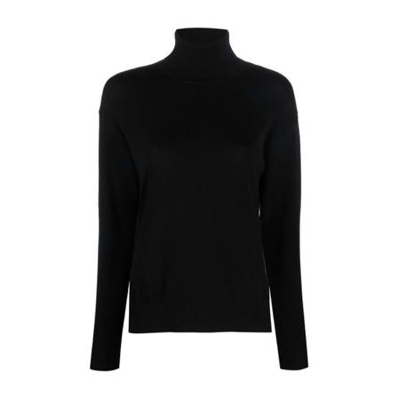 Patrizia Pepe, Essential High Neck Shirt Art. 2m 4191am 36 Zwart, Dames, Maat:S