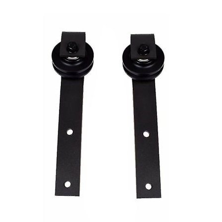 Hårdvara för skjutdörr i kolstål, inre skena, rulle