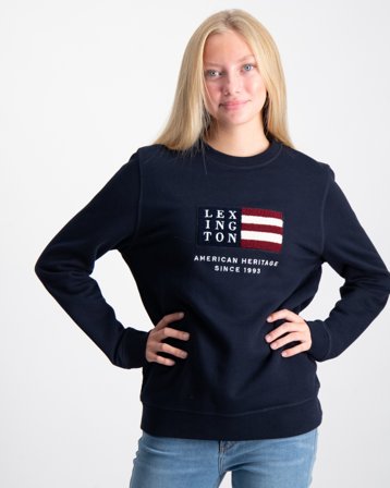 Lexington Benny Organic Cotton Sweatshirt Blå Trøjer Pige - Kids Brand Store