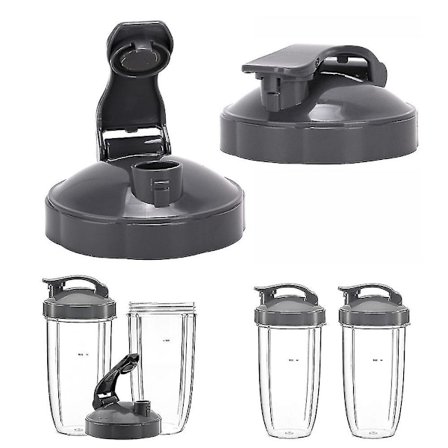 Flip Top To Go Låg Til Nutribullet Blender Mixer Juicer Kop 600w 900w Tilbehør