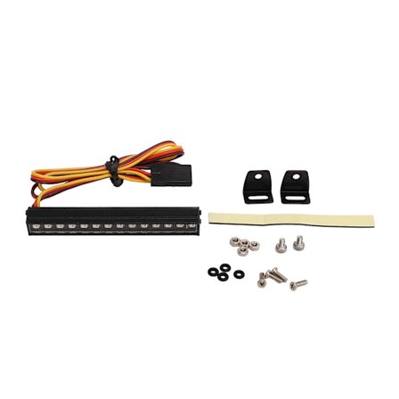 RC Bil Taglampe 14 LED Aluminium Legering Lysbjælke til AXIAL SCX24 1/24 1/18 RC Bil 5-20V DC