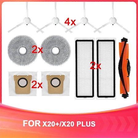 Tilbehør til Xiaomi Mijia Robotstøvsuger X20+/X20 PLUS