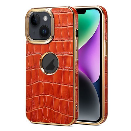 Denior Crocodile Texture PU case för iPhone 15
