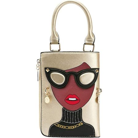 Uutuus, Henkilökohtainen Naisten 3D Muotoilija Nahka Yläkahvainen Satcheli Käsilaukku