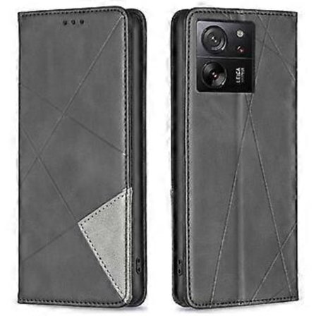 Mobilfodral för Xiaomi 13T/13T Pro/Redmi K60 Ultra, Magnetiskt PU-Läder med Kortfack