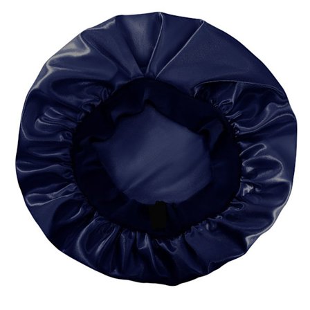 Säädettävä silkkiä muistuttava unipipo – joustava hiuksia suojaava lakki lämmöllä ja mukavuudella NavyBlue