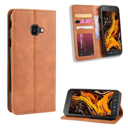 Bofink Vintage läder Samsung Galaxy Xcover 4S fodral - Brun