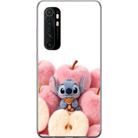 Kompatibelt Mobildeksel til Xiaomi Xiaomi Mi Note 10 Lite Fargerikt kollasj med futuristiske jente grupp karakterer, hjerter og glitter i moderne pop