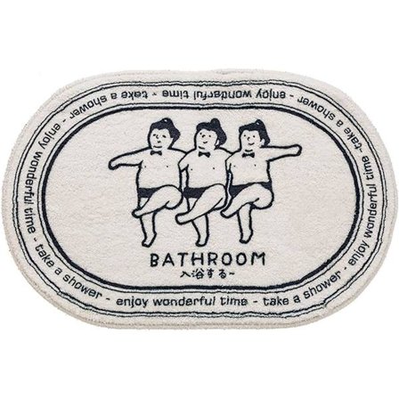 Hauskat kylpymatot, söpöt sarjakuvakylpymatot, pehmeät liukumattomat kylpyhuoneen ovimatot, lattiamatto, makuuhuoneen kestävä olohuoneen keittiön 