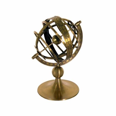 Klocka - pendel Vidal regalos Solar Clock Armillary Urtavla Mässing 22 cm