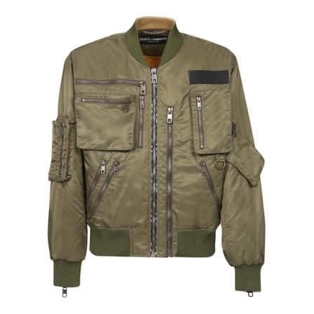 Dolce & Gabbana Bomber Jakke Grøn, Herre