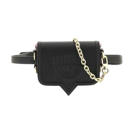 Chiara Ferragni Collection, Chiara ferragni eyelike mini bag Czarny, Kobieta, Rozmiar: ONE Size