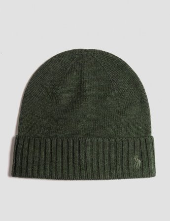 Polo Ralph Lauren Merino Wool Hat Grün Mützen Unisex - Kids Brand Store