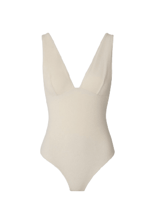 Understatement Plunge Swimsuit Baddräkt Dam Vit L