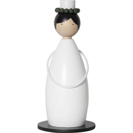 Star Trading - Adventstake 652-95 Ljusstake Lucia Classic Hvit