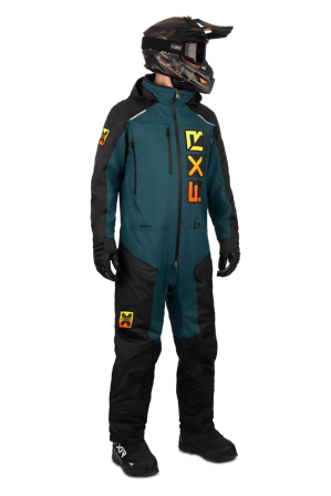 Anzug FXR Recruit Lite Schwarz/Dunkelstahl/Inferno XL