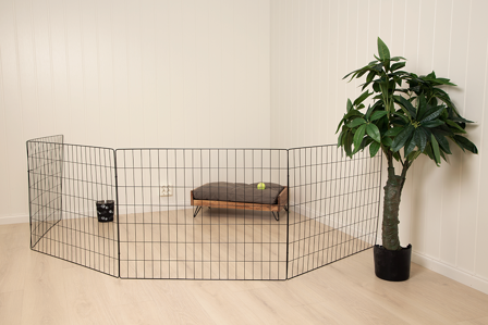 Hundegjerde, 4stk - Svart