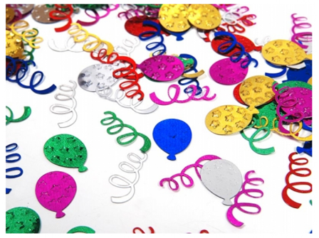 Konfetti ballonger och girlanger - Kalaslagret.se