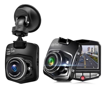 Bil Dash Cam, 2,2-tommers Full HD 1080P LCD-skjerm, med Loop-opptak