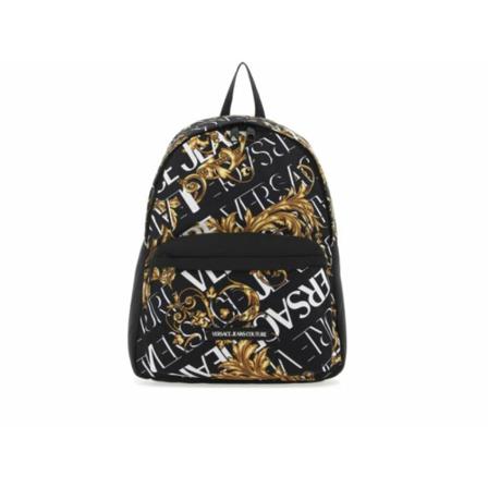 Versace, Backpacks Zwart, Heren, Maat:ONE Size