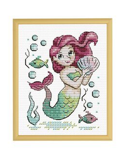 Stickpackung Bild Meerjungfrau