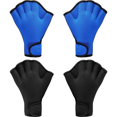 2 Par Svømmehandsker Vand Svømmetræningshandsker Neoprenhandsker Svømmehud Fitness Vandtætte Træningshandsker M
