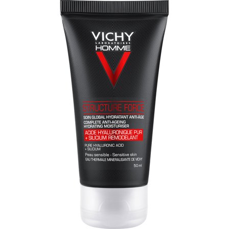 VICHY Homme Homme Trattamento Anti-Eta' Structure Force Viso + Occhi 50ml Uomo - Crema viso antirughe