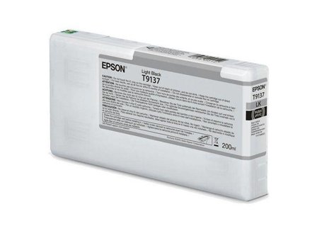 Epson T9137 - lys svart - original - blekkpatron