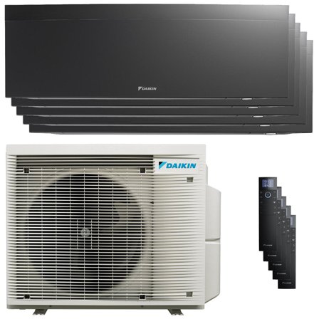 Condizionatore Daikin Emura 3 penta split 7000+7000+7000+7000+7000 BTU inverter A+ wifi unità esterna 7.8 kW Nero